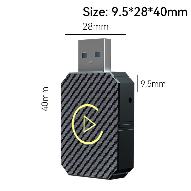 CarPlay Box Wired to Wireless CarPlay Module, Android Auto Interconnection Box, Smart Car Multimedia Adapter