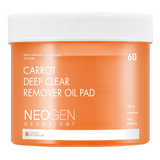 DERMALOGY CARROT DEEP CLEAR OIL PAD 150ML (60 PADS)