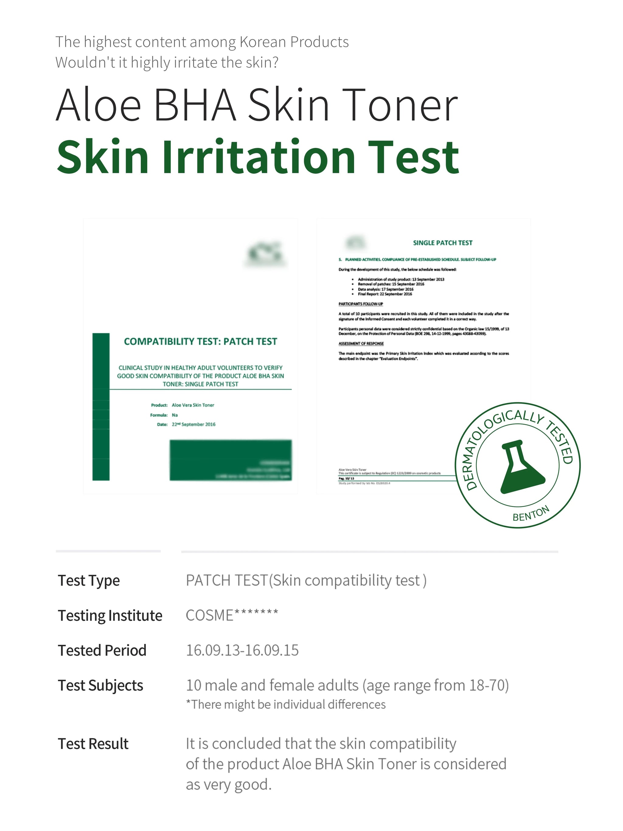 Aloe BHA Skin Toner 200ml - Renewal