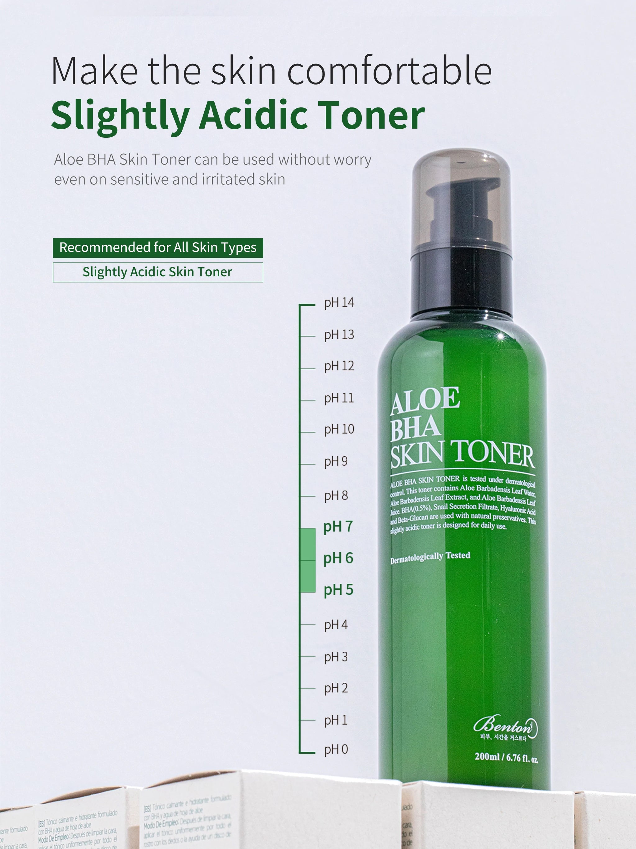 Aloe BHA Skin Toner 200ml - Renewal