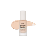 [Etudehouse] Double Lasting Vegan Cover Foundation 30g -No.19N1 Light Beige
