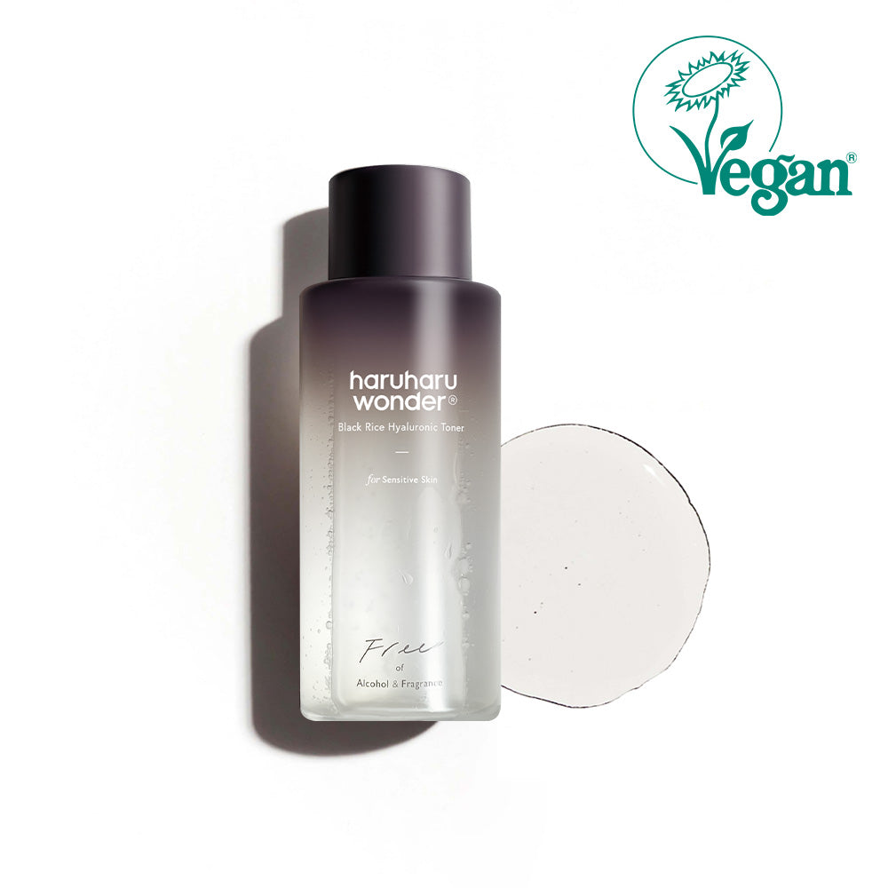 Black Rice Hyaluronic Toner for Sensitive Skin - 3Size