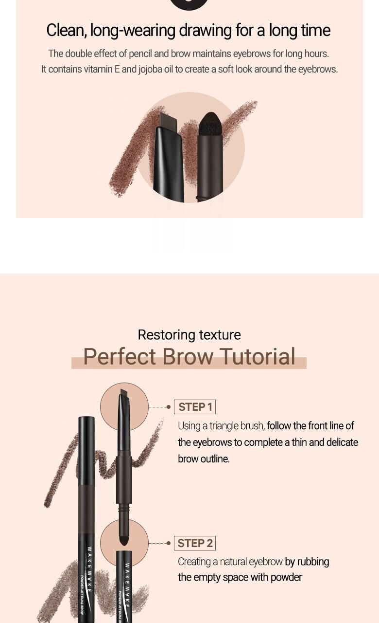 Powder Jet Dual Brow 0.75g - #09 Gray Brown