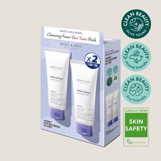 [Mary&May] Pack doble de espuma limpiadora con colágeno blanco (150 ml x 2)