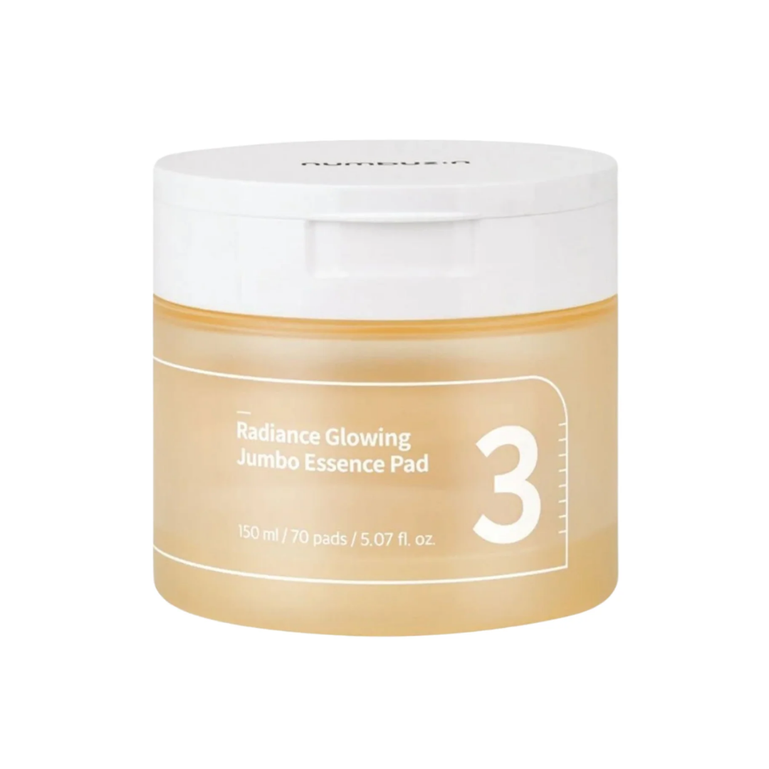 [Numbuzin] No.3 Radiance Glowing Jumbo Essence Pad 70 Pads 150ml