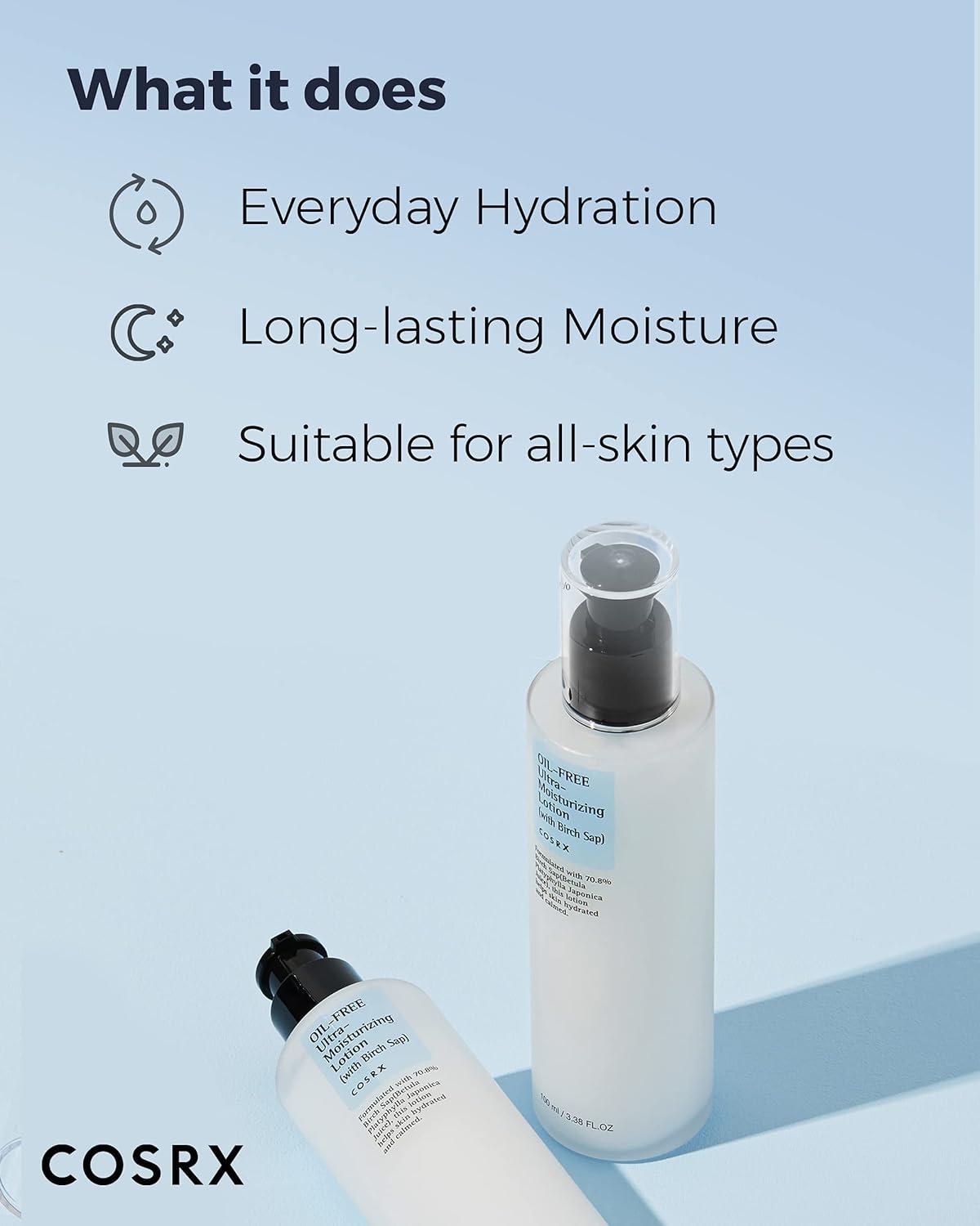 Oil-Free Ultra-Moisturizing Lotion with Birch Sap 100ml