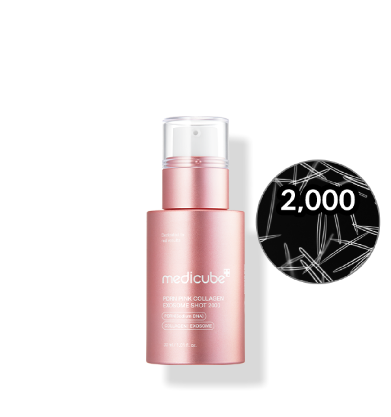 [Medicube] PDRN Pink Collagen Exosome Shot Ampulle 2000 30ml