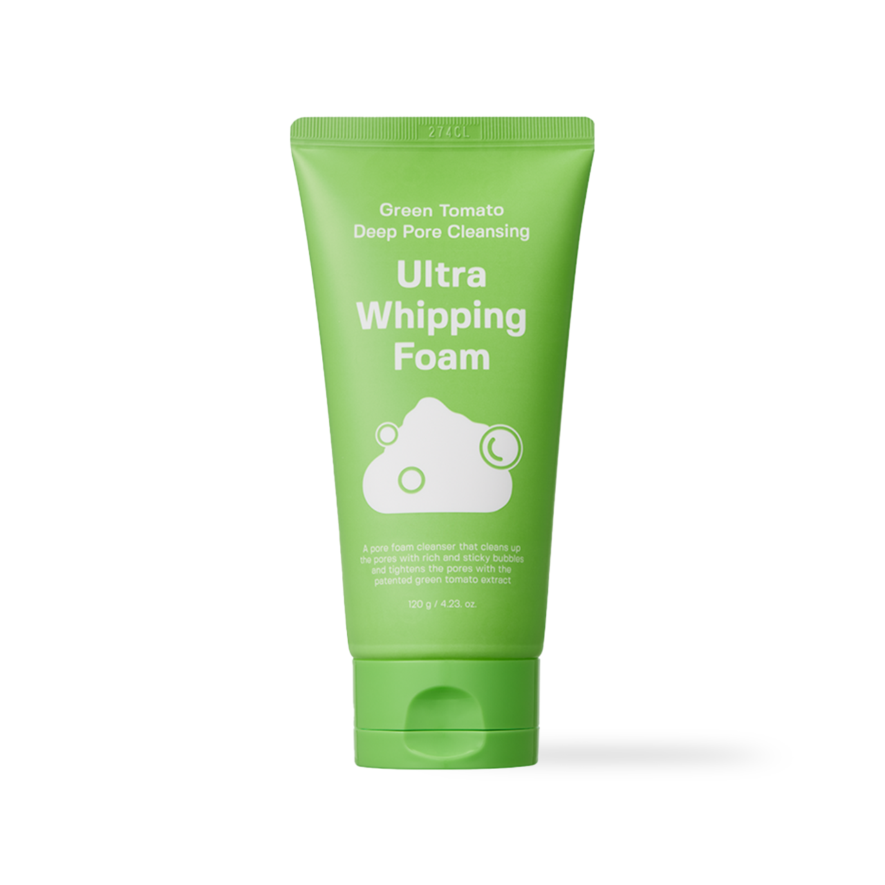 [SUNGBOON EDITOR] Espuma Limpiadora Ultra Batida de Tomate Verde para Poros Profundos 120g