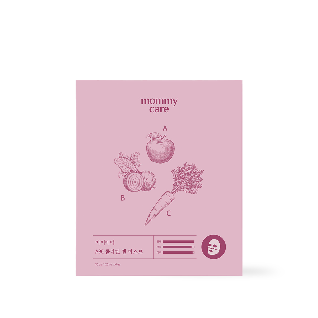 ABC Collagen Gel Mask 36g*4pcs