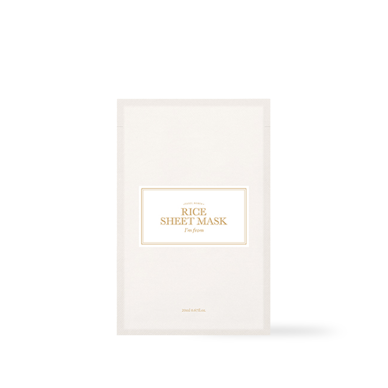 Rice Sheet mask 20ml (1ea)