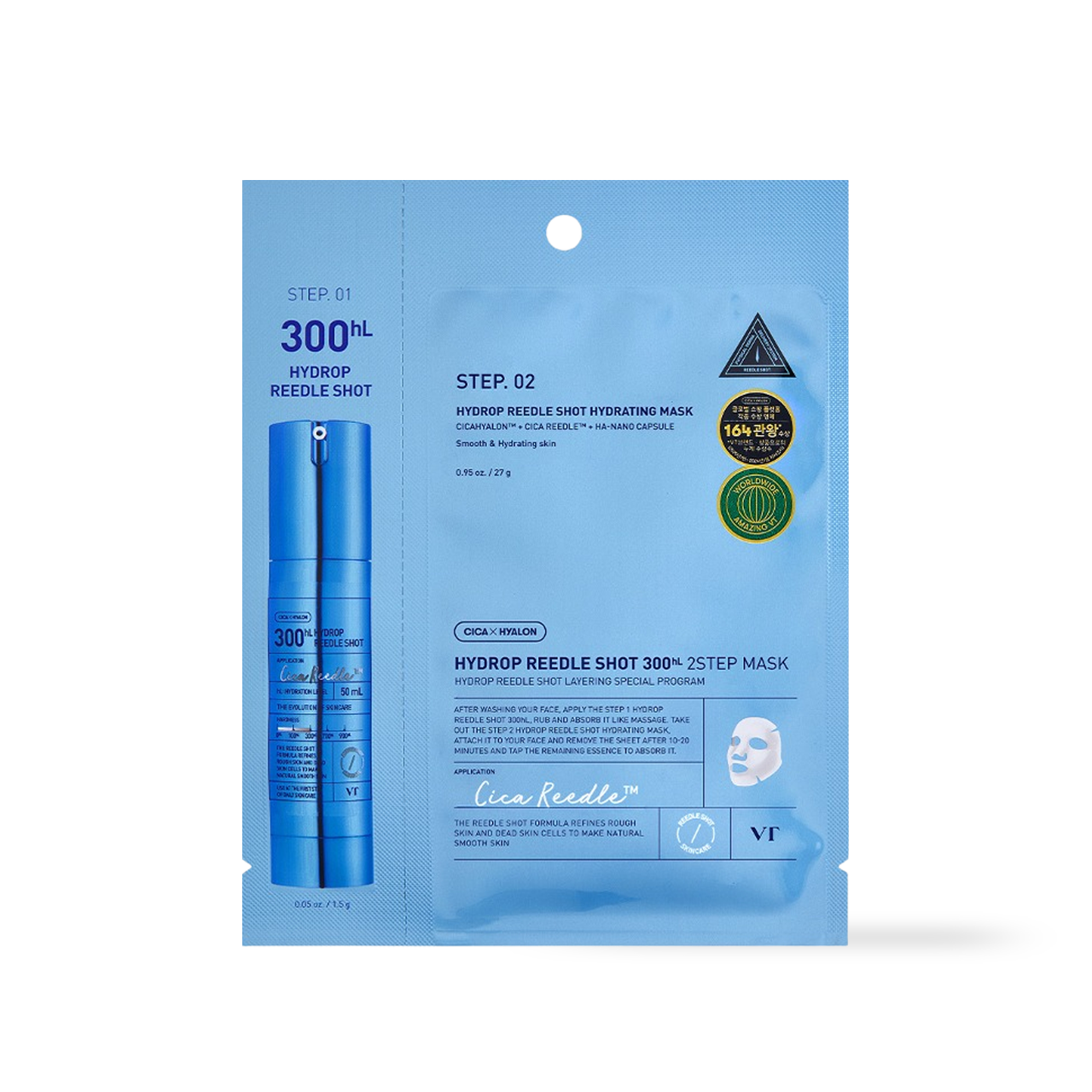 HYDROP Reedles Shot 300hL 2 STEP MASK
