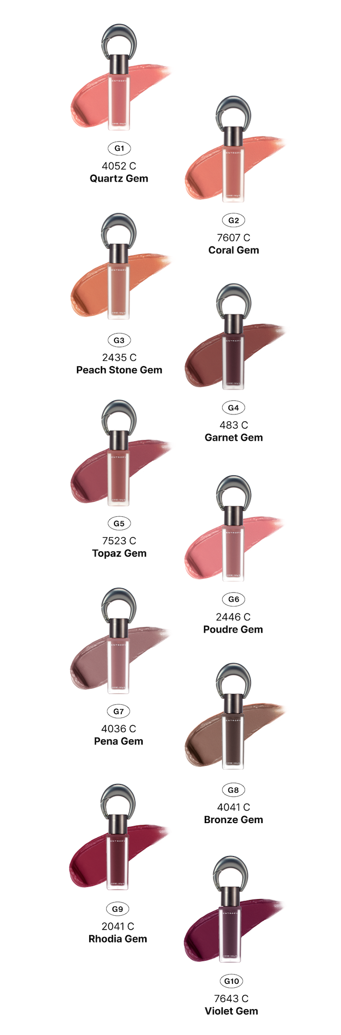 CHARM TINT Blurry Base Line - 10 Colors