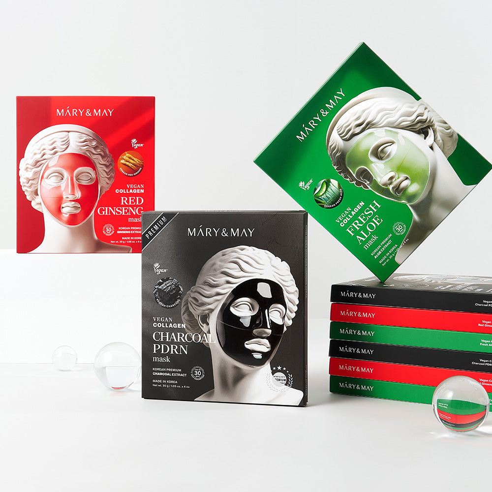 Vegan Collagen Fresh Aloe Mask (30g x4)