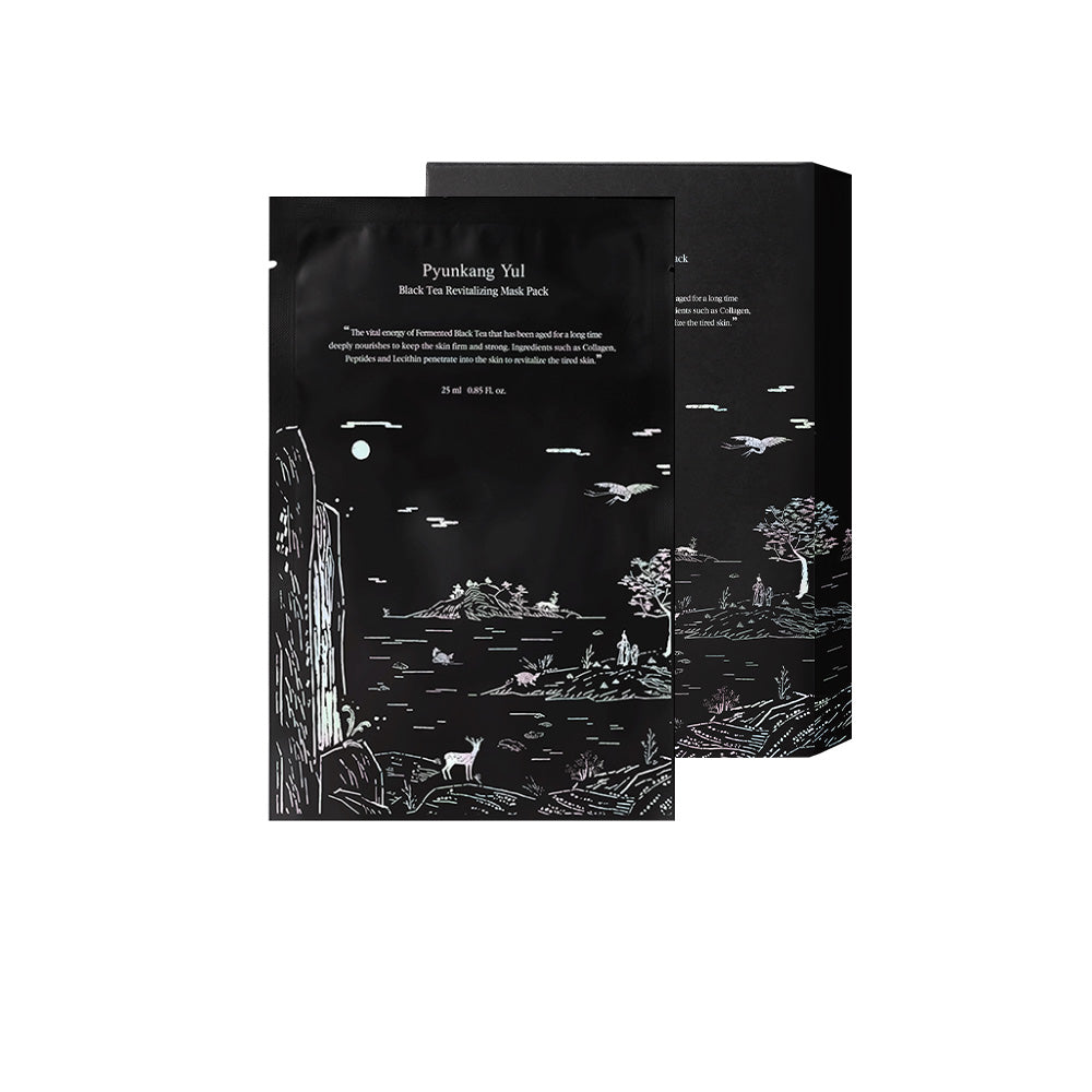 [PyunkangYul] Black Tea Revitalizing Maskenpackung 25ml*10Stk