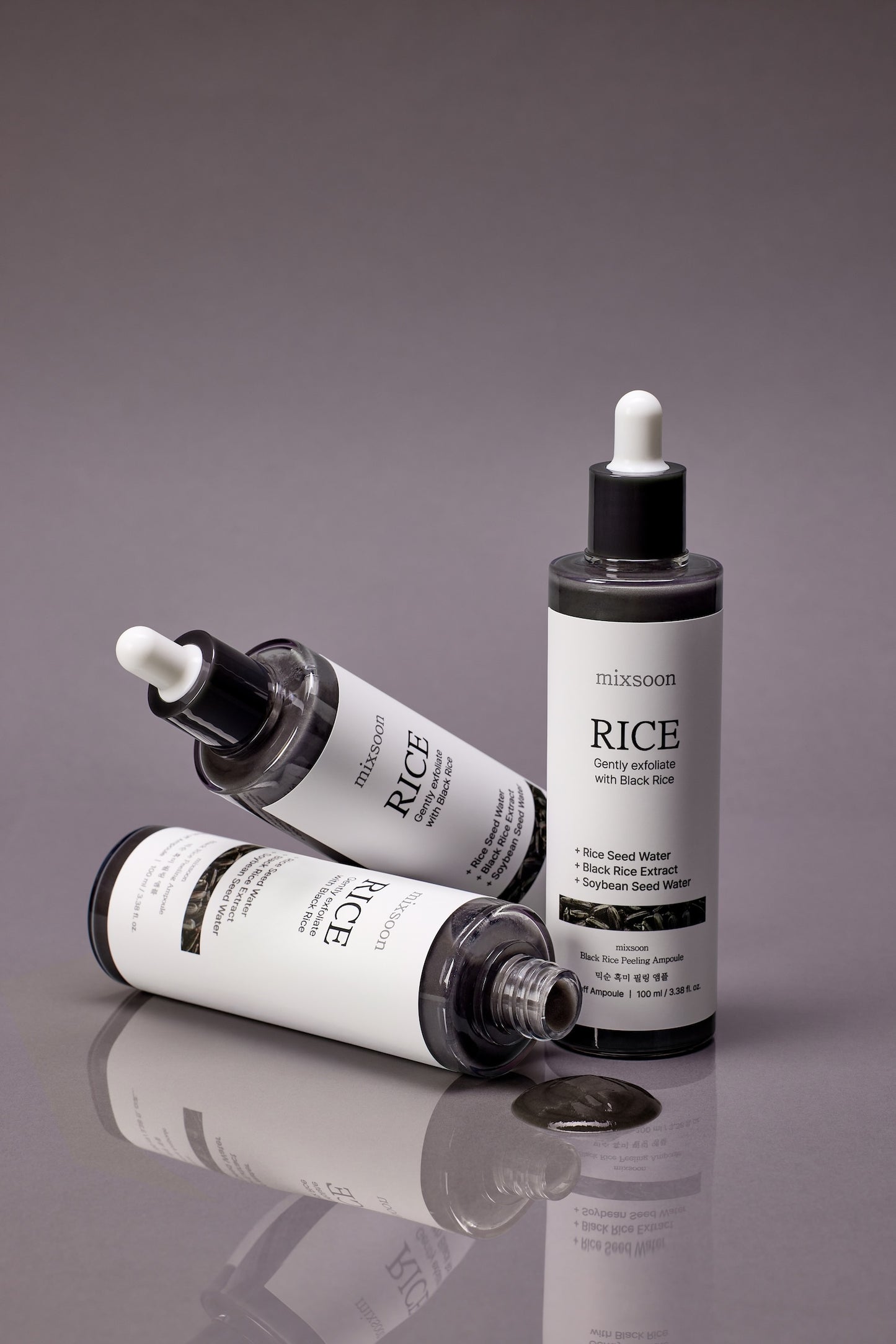 [MIXSOON] Black Rice Peeling Ampoule 100ml