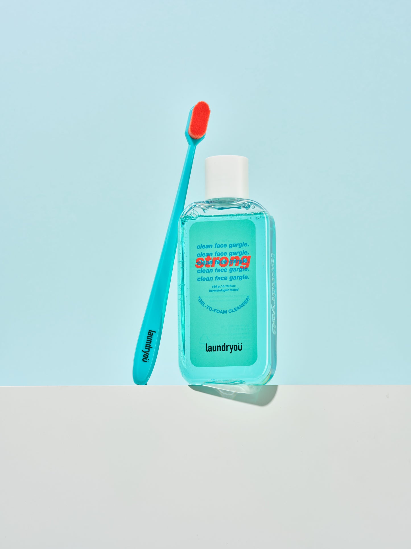 [Laundryou] Clean Face Gargle Gel-to-Foam Cleanser Strong 160g