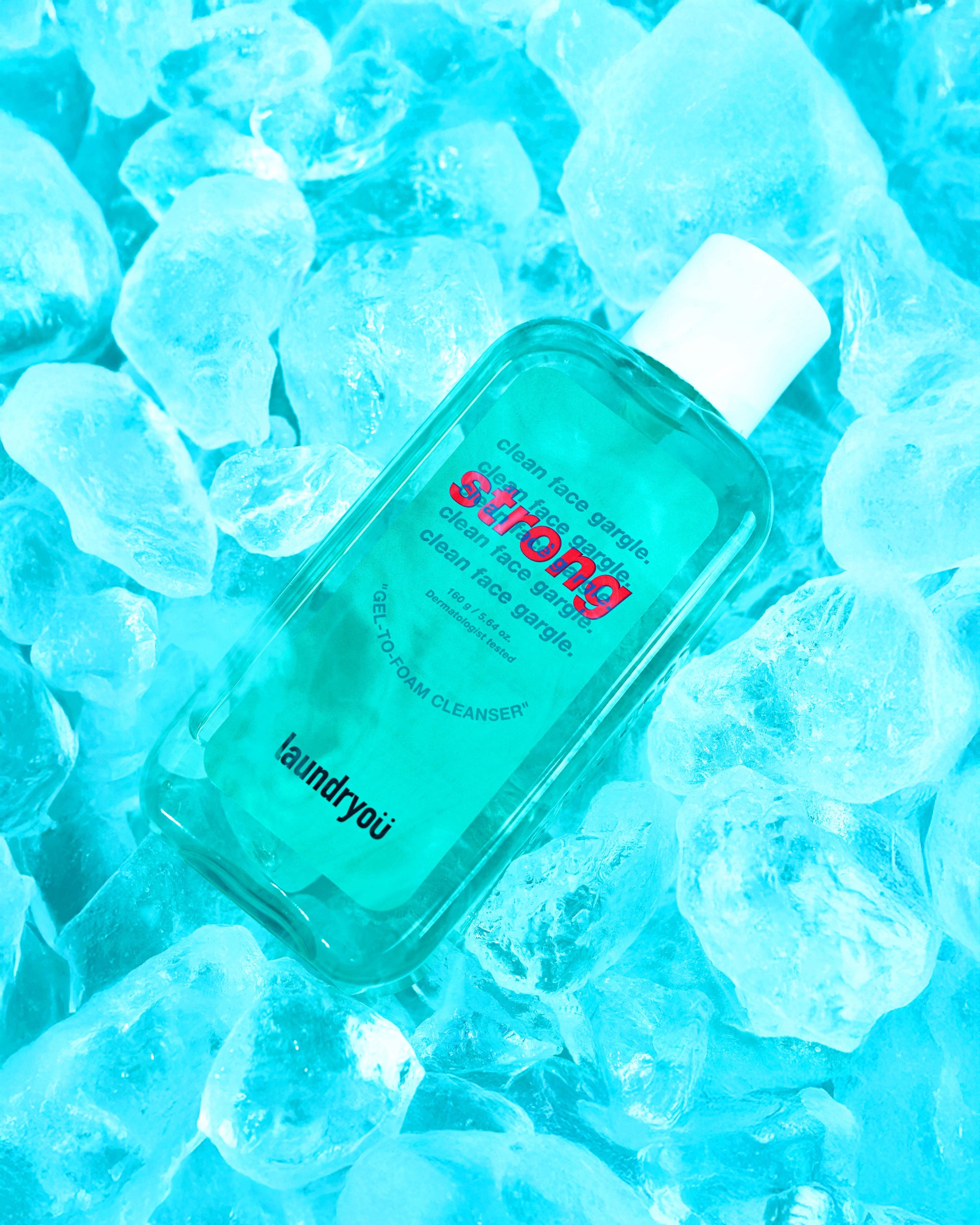 [Laundryou] Clean Face Gargle Gel-to-Foam Cleanser Strong 160g