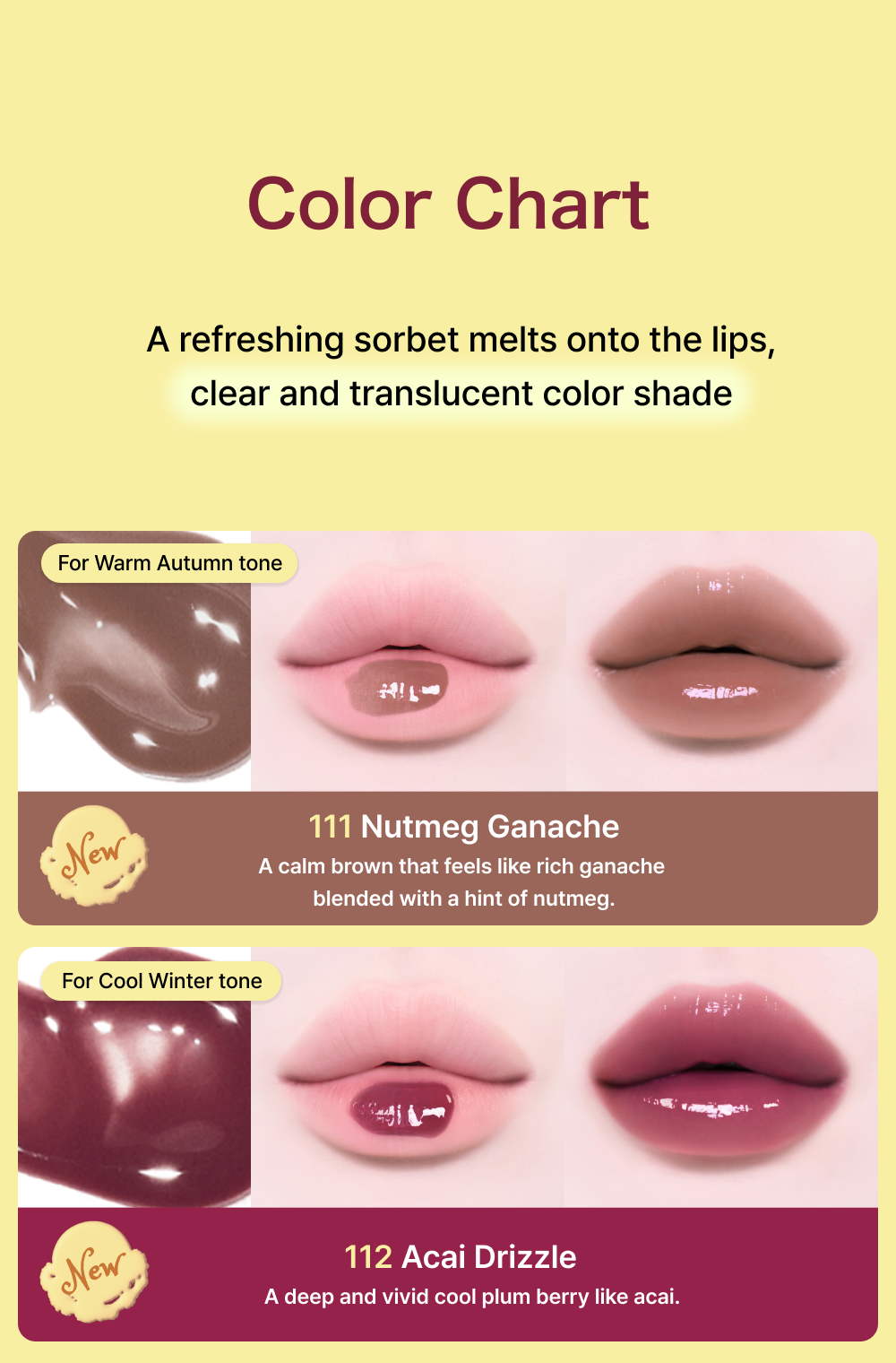 Glowit Sorbet Tint 4.5ml - 12 Colors