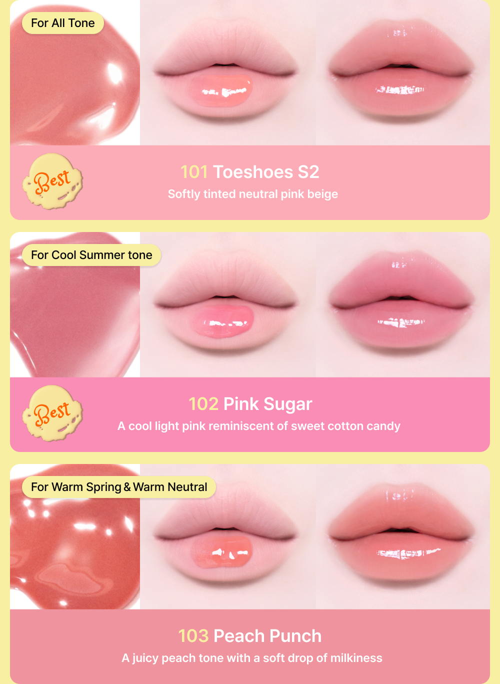 Glowit Sorbet Tint 4.5ml - 12 Colors