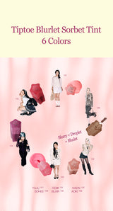Blurlet Sorbet Tint 4ml - 6 Colors