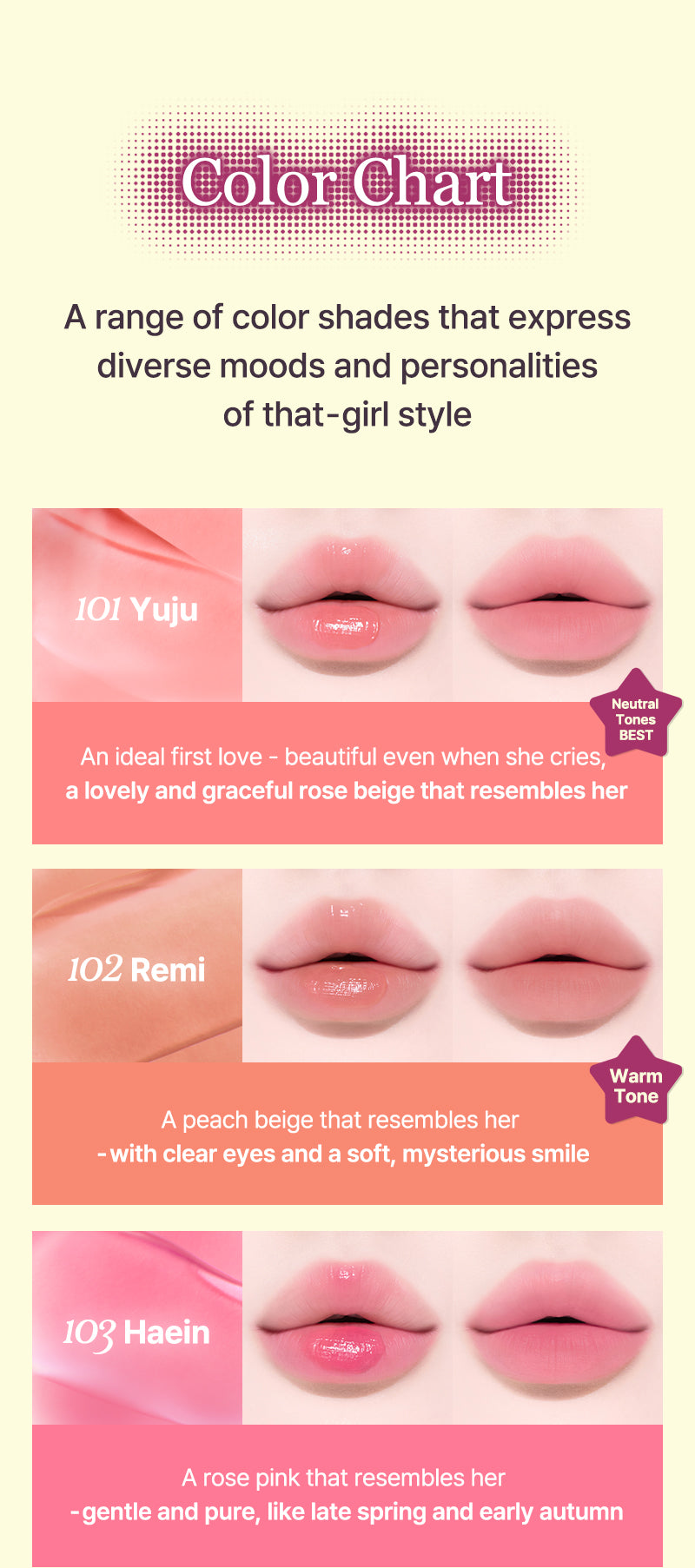 Blurlet Sorbet Tint 4ml - 6 Colors
