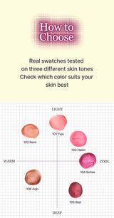 Blurlet Sorbet Tint 4ml - 6 Colors