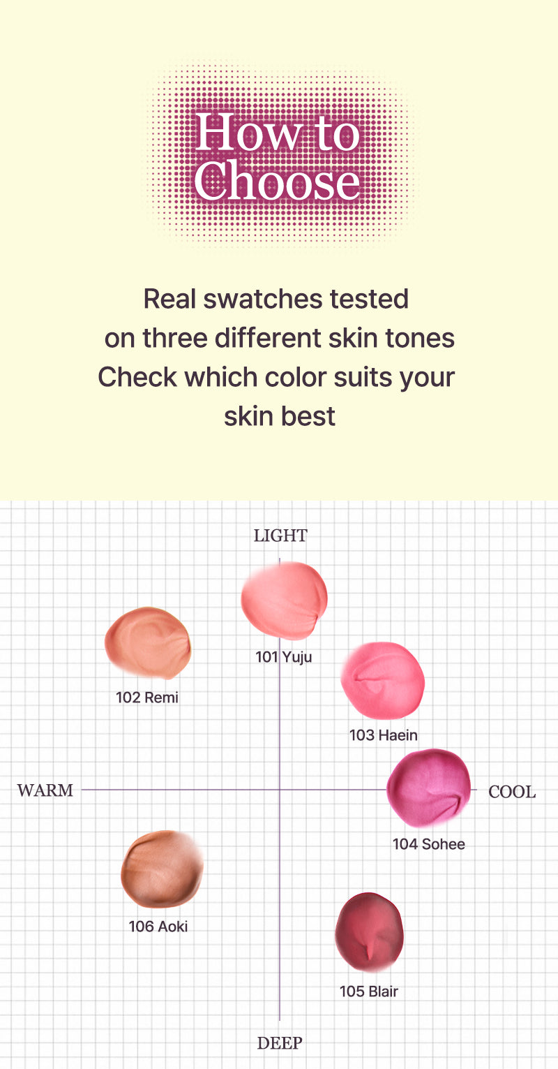Blurlet Sorbet Tint 4ml - 6 Colors