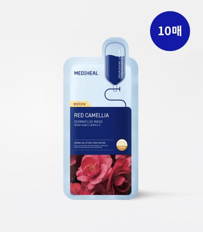 [Mediheal] Derma Plus Mascarilla de Camelia 10unid.