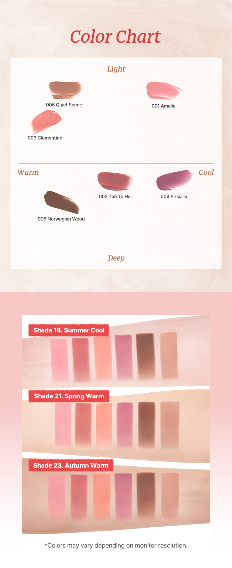 [Tiptoe] Mousse Tang Lip Matter - 6 Colors