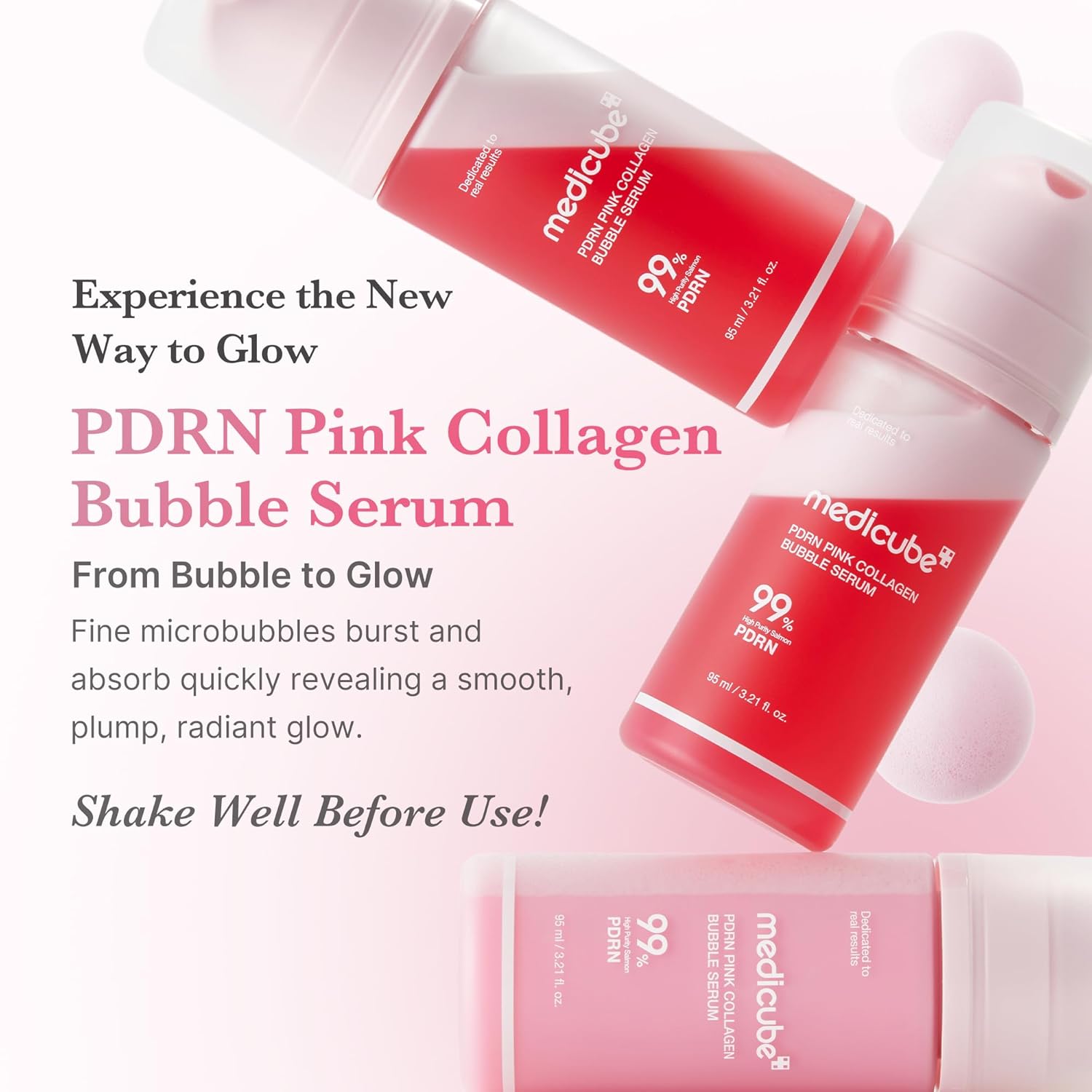 PDRN Pink Collagen Bubble Serum 95ml