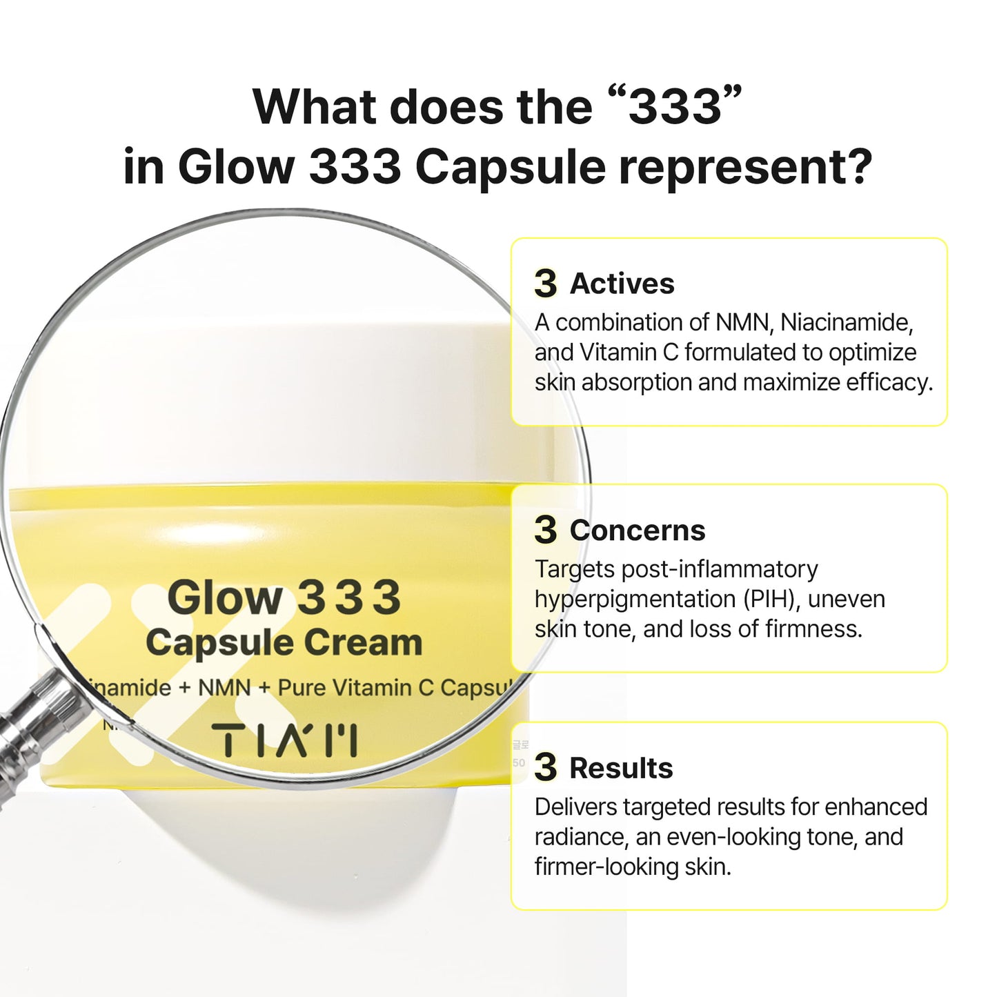 Glow 333 Capsule Cream 50ml