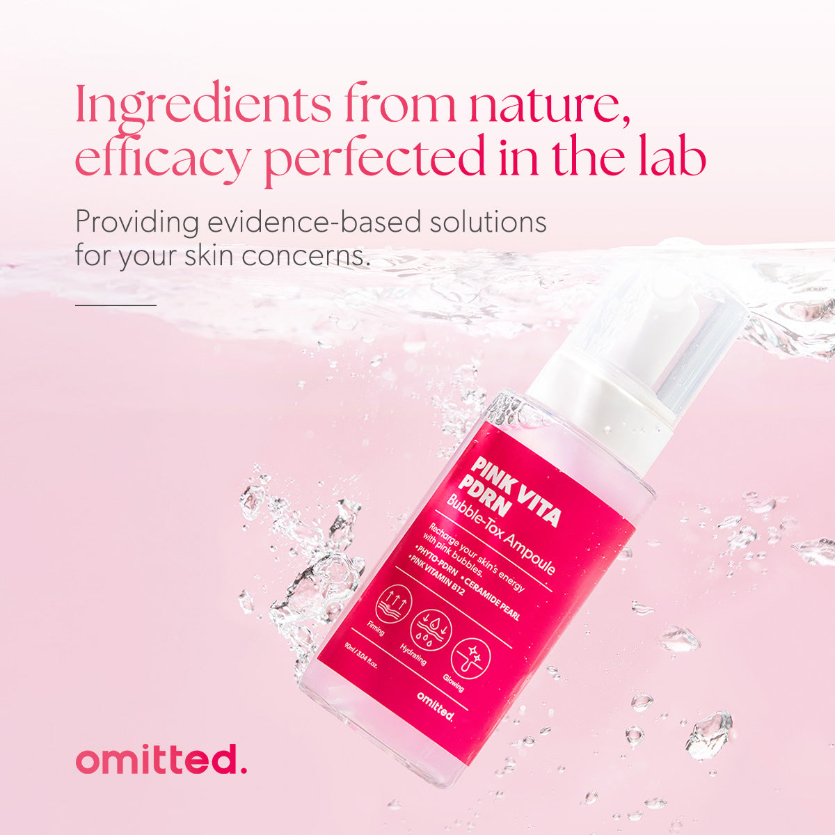 Pink Vita PDRN Bubble-Tox Ampoule 90ml