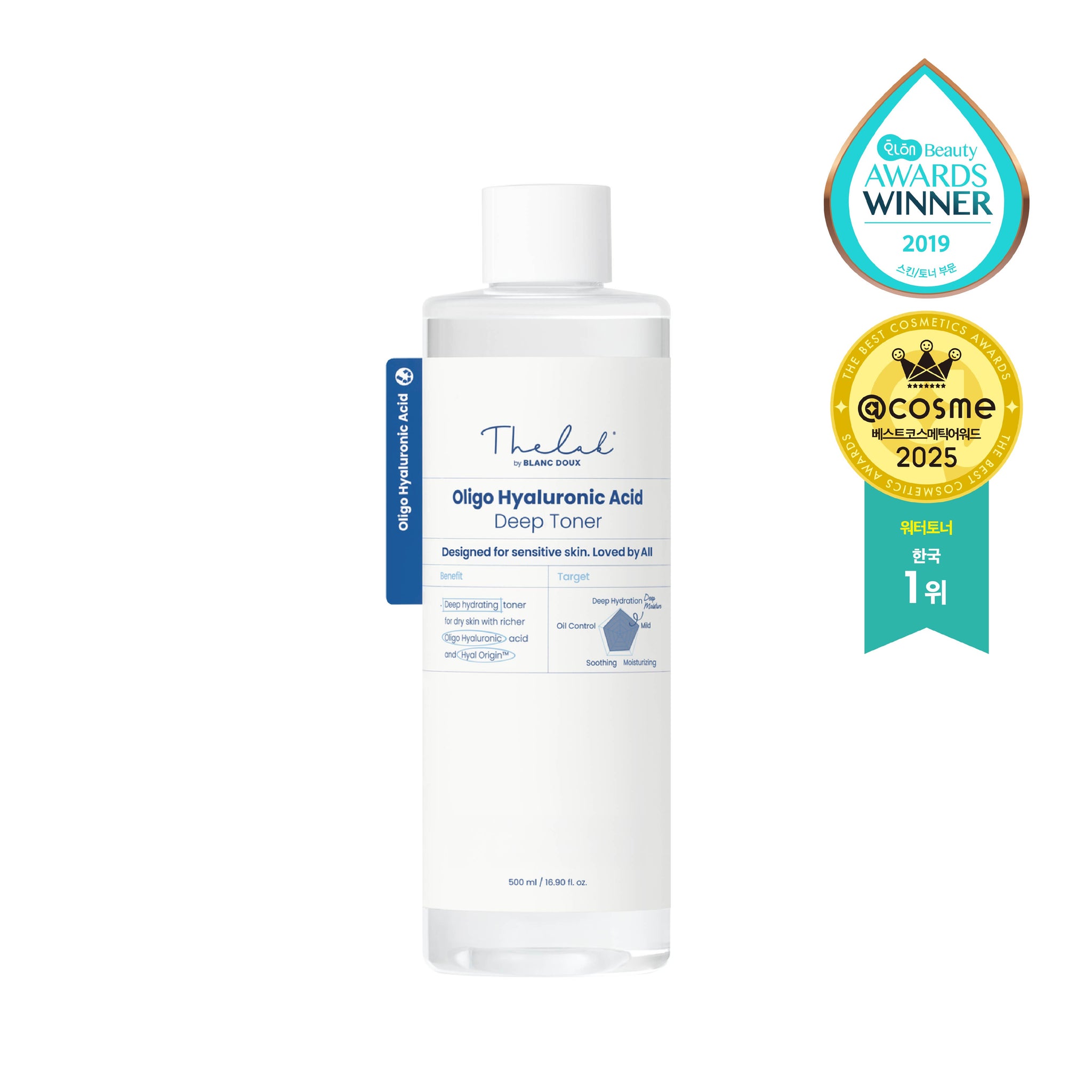 [THE LAB by BLANC DOUX] Oligo Hyaluronsäure Deep Toner - 4 Größen