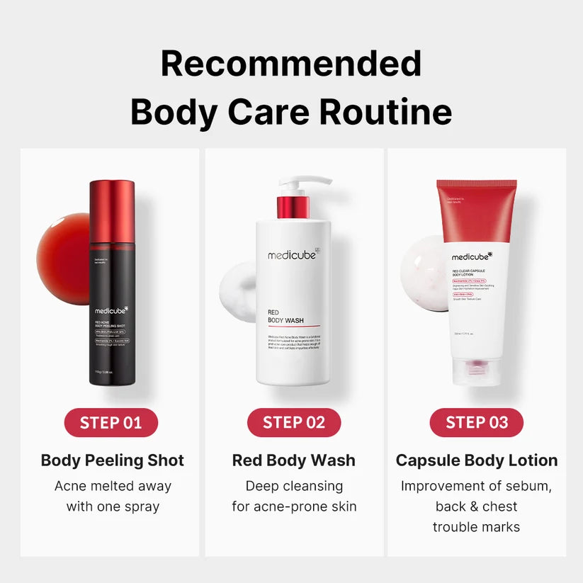 [Medicube] Red Acne Body Peeling Shot 110ml