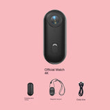 Thumb Bike Camera with Magnetic Back Clip, Mini Sports Action Camera & Thumb Recorder for Cycling, Outdoor Adventure & Pet Monitoring