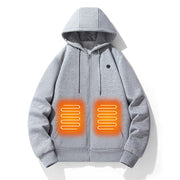 Heating Hoodie, Intelligent Heated Jacket, Five Zone Heating, Outdoor Warm Clothing, Electric Hoodie