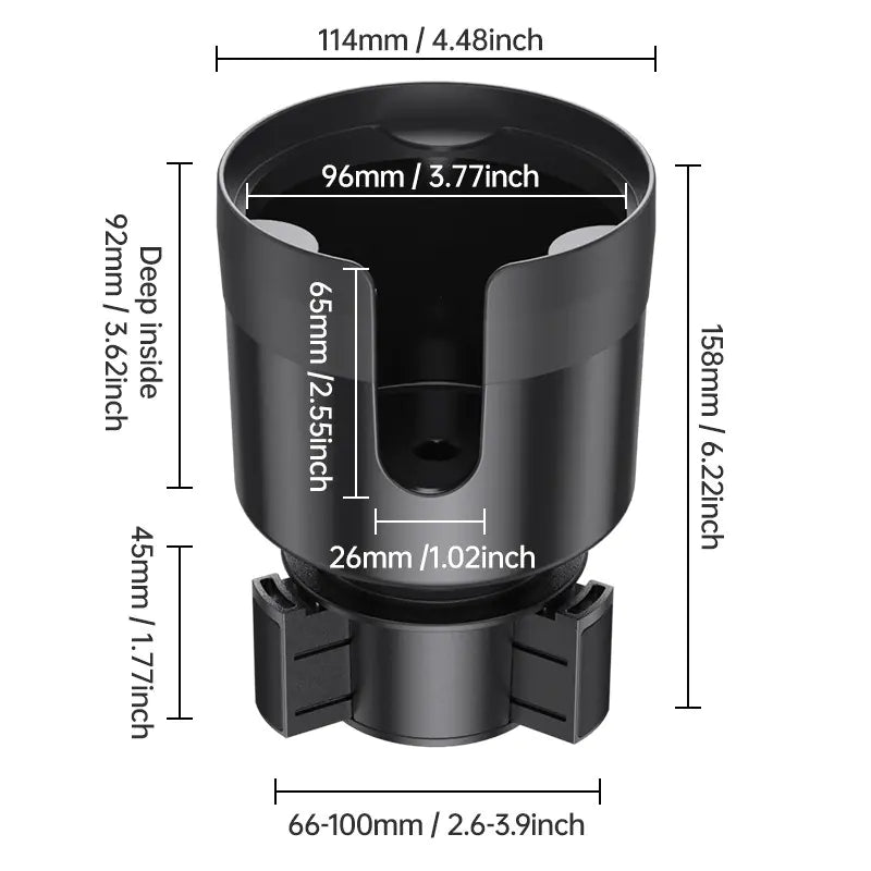 Large Car Water Cup Holder Storage Rack