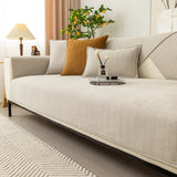 Universal Chenille Sofa Cover with Non-Slip Design