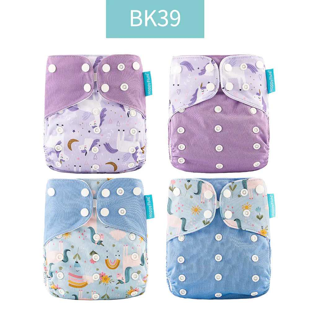 Happyflute Baby Cloth Training Pants - 4 Pack Washable
