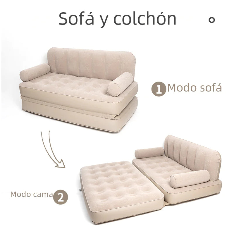Inflatable Sofa Bed for Camping and Home Use