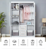 Sleek 3-Door Bedroom Armoire