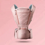 Baby Carrier with Bass Bear Hip Seat for Front Carry